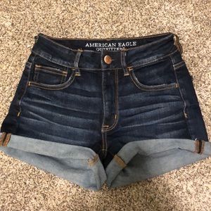 American Eagle high waisted jean shorts